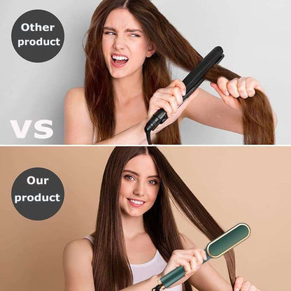 Hair Straightener Comb: 3-in-1 Styling Brush