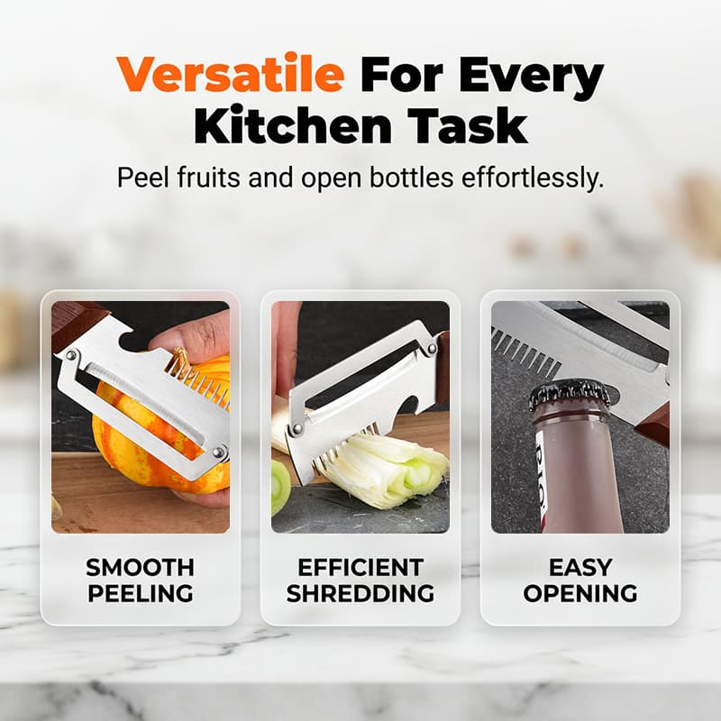 Multifunctional Vegetable Shredder & Peeler Kitchen Tool